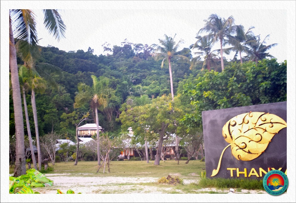 Dschungeleingang hinter dem Thanya Resort